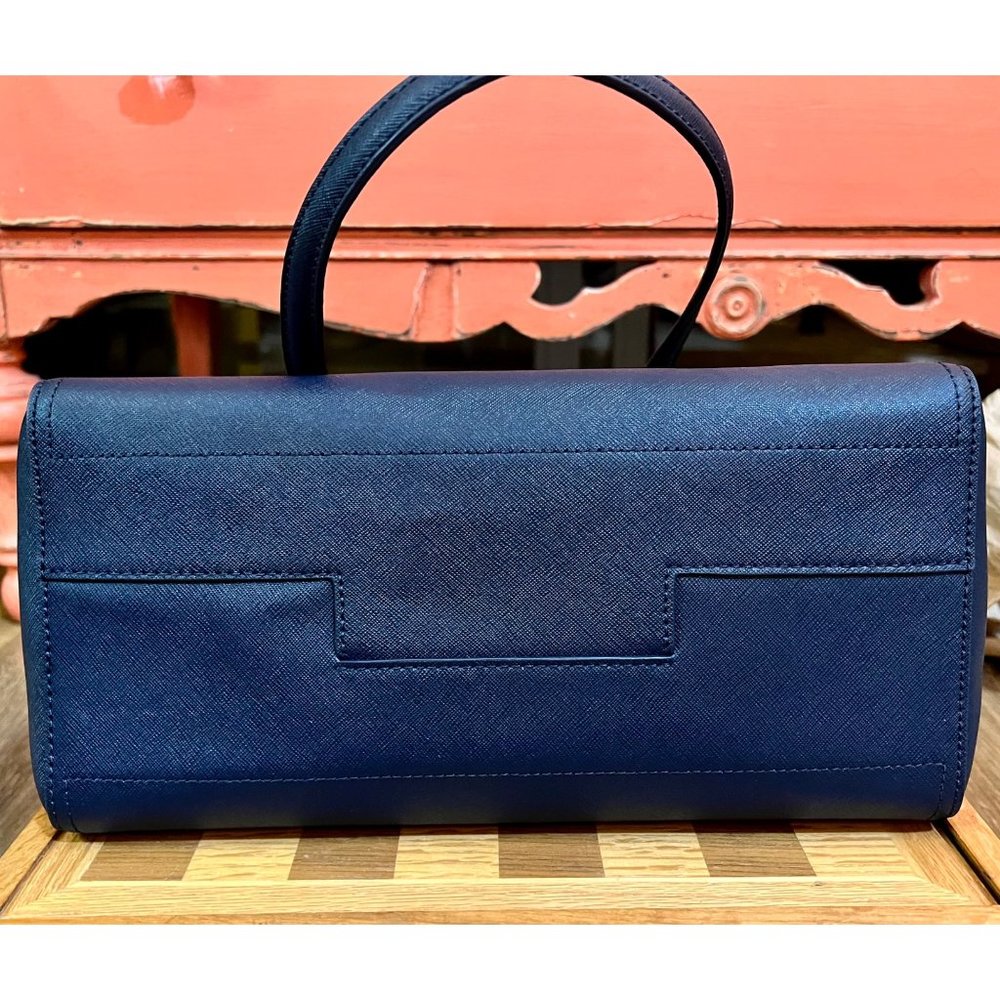 ♦️TORY BURCHN NAVY SMALL PARKER TOTE - Picture 10 of 12